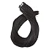 Tape in Hair Extensions Remy Hair 22inch Off Black #1B Straight Unprocessed Remy Human Hair Seamless Skin Weft Glue on Hair Extensions 50g 20pcs Per Package