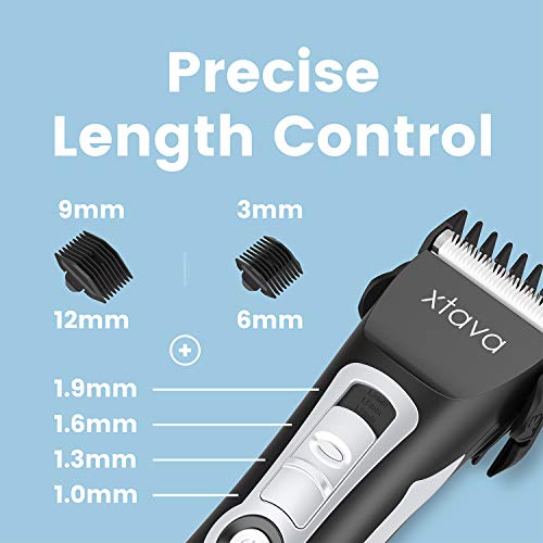 xtava Pro Cordless Hair Clippers and Beard Trimmer 4.5 Hour Long Life