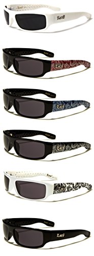 Locs Hardcore 6 Pack 003 2 Solid color & 4 Bandana Print NB