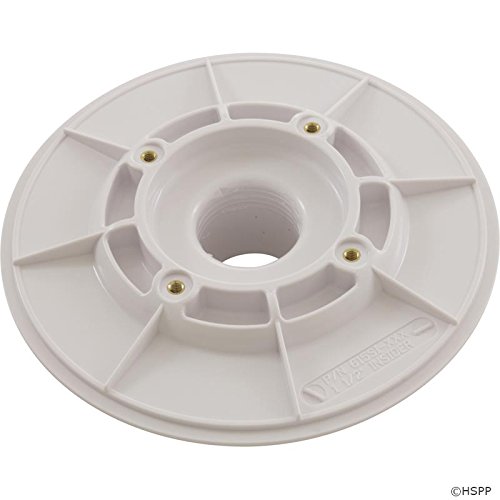 Wall Fitting, Aquastar, 6"dia, 1-1/2" Slip-Insider, White