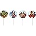 Wilton 2113-4110 Marvel Avengers Fun Pix Cupcake Toppers, Multicolor