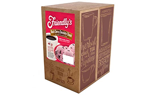 Friendly's Black Cherry Chocolate Chunk Flavored Coffee for Keurig K Cup Brewers 40Count - //coolthings.us