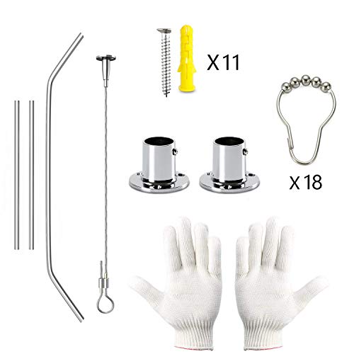 Quany Life Corner Shower Curtain Rod 304 Stainless 30 "x 24" x 30