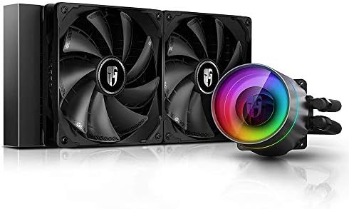 DEEPCOOL Castle 280EX Addressable RGB LED Liquid CPU Cooler with Anti-Leak Tech - DP-GS-H14AR-CSL280EX