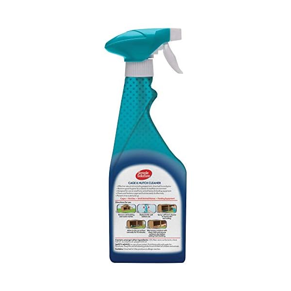 Simple Solution Cage & Hutch Natural Anti-Bacterial Cleaner, 500 ml