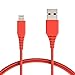 AmazonBasics Lightning to USB A Cable, MFi Certified iPhone Charger, Red, 3 Foot primary