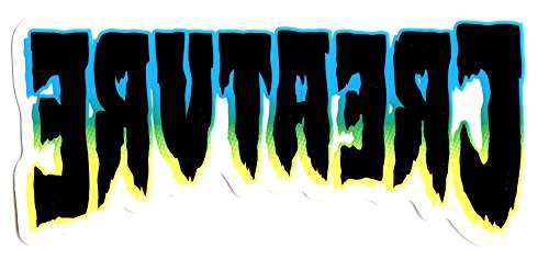 Creature Ass Backwards Skateboard Sticker - 12.5cm wide appr