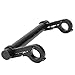 MaxMiles Bicycle Accessories Bike Bracket Handlebar Extension Flashlight Mount Carbon Fiber Extender Aluminum Alloy Holder Space Saver (Double Carbon)