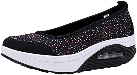 DFMNE Shoes Womens Trainers Running Shoes Walking Flats Outdoor Mesh Casual Sports Thick-Soled Comfortable Breathable Air Cushion Sneakers Size 3UK 4UK 5UK 6UK 7UK 8UK