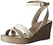 Crocs Women's Leigh Leopard Print Wedge Sandal