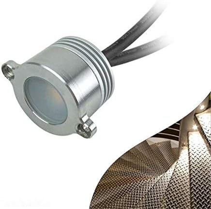LED Stair Light IP65 Waterproof 1W Recessed Wall Lamp Outdoor Decorative Lighting for Railing Handrail Pathway Deck