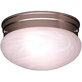 Kichler 8209NI Ceiling Space Flush Mount 2-Light, Brushed Nickel