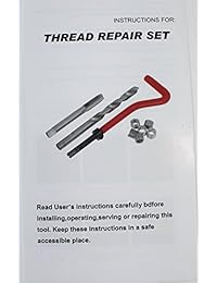 M10 x 1,25, rosca x 13,5 mm. Kit de herramientas Auto coche Pro juego de de bobina helicoidal de reparación