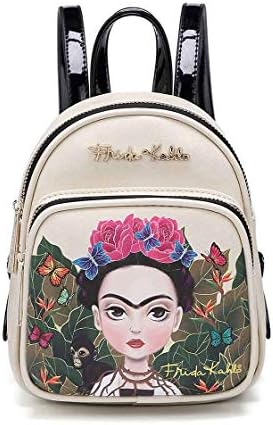 Amazon.com | Frida Kahlo Cartoon Licensed Cute Backpack (Red  display picture 3