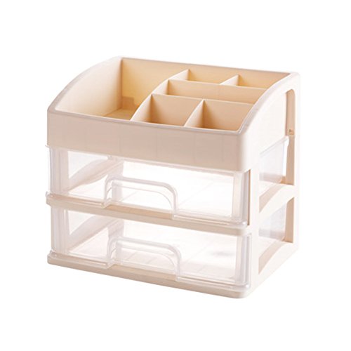 XICHENGSHIDAI Multilayer cosmetics storage box dresser storage box desktop plastic stationery skin care products box