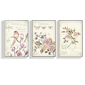 3 Piece Canvas Wall Art for Living Room, Bedroom Bird Framed Canvas Prints for Home Decoration Ready to Hang - 16"x24"x3 Panels