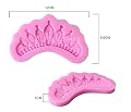 Easting Queen Crown Princess Soap Mold Silicone Chocolate Fondant Candy Mold