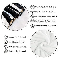 WIBUE Zebra Throw Blanket 60"x50" with 2 Pcs Pillow