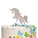Ella Celebration Unicorn Birthday Cake Topper Unique Reusable Rainbow Rhinestone Cake Decorations for Party, Baby Shower, Event Supplies and Favors (Multicolor)