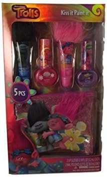 Dreamworks Trolls Lip Gloss Set with Trolls Glitter Bag