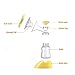 IREALIST Electric Breast Pump, Milk Storage Bottle Dual Suction Automatic Breastpump Breast Massager (Yellow)