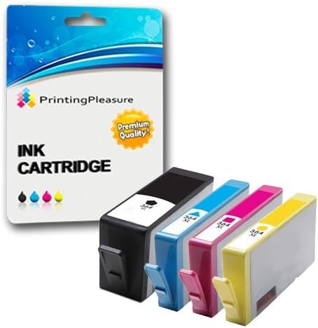 Printing Pleasure 4PK Compatible Ink for HP Deskjet 3070A 3520 Officejet 4610