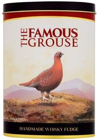 The Famous Grouse Fudge Tin - Made in Scotland by Gardiners 300g