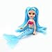 2-Piece Mermaid Doll Toy for Girls or Cake Decoration,Swim in the Water at Bath Time, the Pool, and Beach with 2 Combs