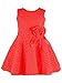Acefast INC Kids Toddlers Girls Princess Party Flower Solid Lace Formal Dress (130 (5-6 Years), Red)