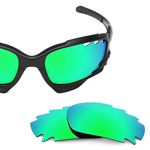 Revant Vented Polarized Replacement Lenses for Oakley JawboneEmerald Green MirrorShield