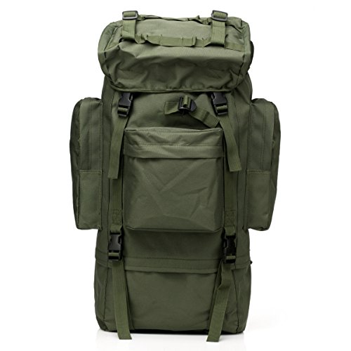 S-ZONE Sport Outdoor 60L Military Camping Hiking Trekking Backpack