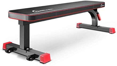 Tangist 仰臥位 家庭用 ダンベルベンチ フラットベンチプロフェッショナルトレーニングベンチホームフラット鳥議長ジムフィットネス機器太い鋼管 黒 132 52 5 42センチメートル 腹筋トレーニング ファミリージム