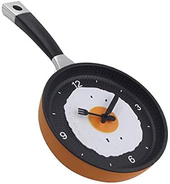 Jotercreative Digital Horloge Murale Nail Horloge Murale Pan Horloge Murale Montre Salon Cuisine Decor A La Maison Orange Amazon Fr Luminaires Et Eclairage