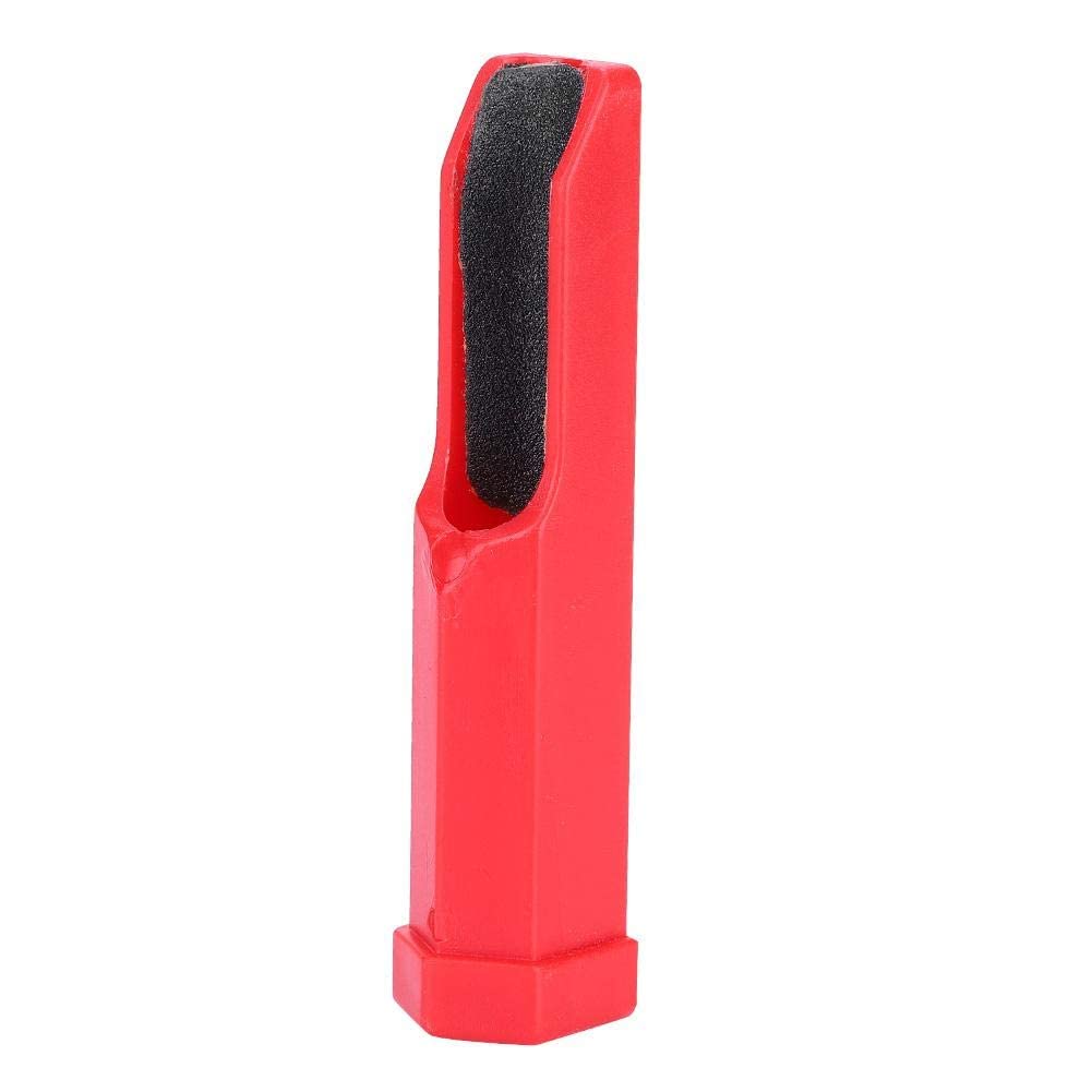 Alomejor Cue Tip Trimmer Plastic Sandpaper Mini Portable Pool Cue Trimmer Repair Tool for Billiard Snooker Repair Accessories