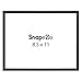 SnapeZo Certificate Frame 8.5x11, Black, 1.25 Inch Aluminum Profile, Front-Loading Snap Frame, Wall Mounting, Professional Series