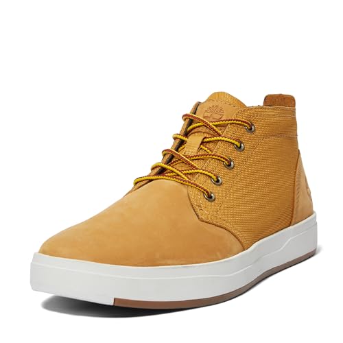Timberland Men's Davis Square Chukka Shoes, Wheat, 8.5 Medium