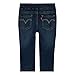 Levi's Baby Girls' Skinny Fit Ribbed Waistband Jeans, Blue Winds, 24 Months
