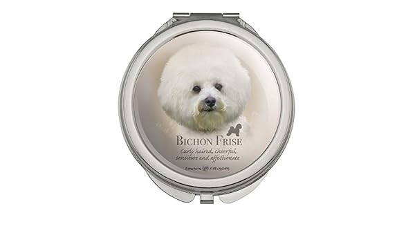Amazon Com Bichon Frise Dog Breed Compact Travel Purse Handbag