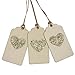 Mybbshower Gold Glitter Heart Stickers Engagement Party Wedding Invitation Decoration Envelope Seals Pack of 200