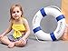 Jastore® Baby Girls Big Bowknot Stripe 2 Pieces Swimwear Swimsuits Beach Wear (2T, Yellow)