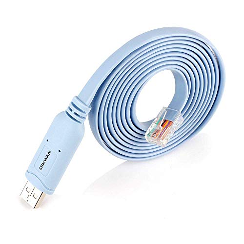 OIKWAN USB Console Cable, USB to RJ45 Console Cable for Cisco Routers