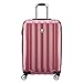 DELSEY PARIS Helium Aero Hardside Expandable Luggage with Spinner Wheels, Peony Pink, Checked-Medium 24 Inch