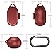 KHTONE Replacement for Galaxy Buds Case Cover, 3 in 1 Silicone Accessories Set, if Applicable Galaxy Buds Charging Case,Silicone Case/Keychain/Anti-Lost lanyards（Red）thumb 1