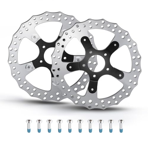 Photo 1 of MoKitDora 11.8" Front Brake Double Disc Rotors for Harley 2008-up Touring Electra Glide Road Glide Ultra Limited Trike Freewheeler Models Hand-polished, Black