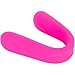 Lulo Wand Massager - Bendable Tip and Body with 10 Modes, Cordless, Super Pink