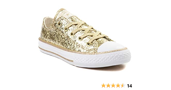 Converse Chuck Taylor All Star Lo Glitter Sneaker - Little Kid - Gold  (Numeric_3) : Amazon.com.au: Clothing, Shoes \u0026 Accessories