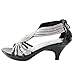 Delicacy Womens Angel-37 Strappy Rhinestone Dress Sandal Low Heel Shoes,Black,8.5