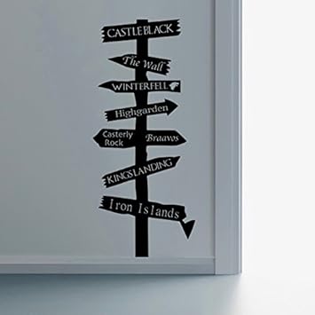 Game Of Thrones Inspired Road Sign Wall Art Vinyl Decal Sticker Room Bedroom Fan Birthday Gift Got Epic Modz