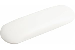 TANG SONG 15.7" 1PC Sponge Manicure Hand Rest Pillow Nail Stand Hand Holder Nail Table Manicure Armrest Cushion (White)