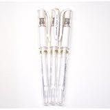 Uni-Ball UM 153 Signo Broad Point Gel Pen - White - Pack of 3